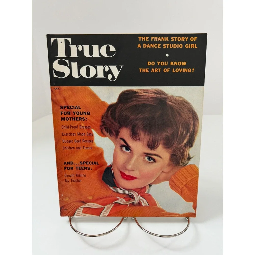 Vintage True Story Magazine October 1958 Romance Mid Century Ads Vol 79 No 3